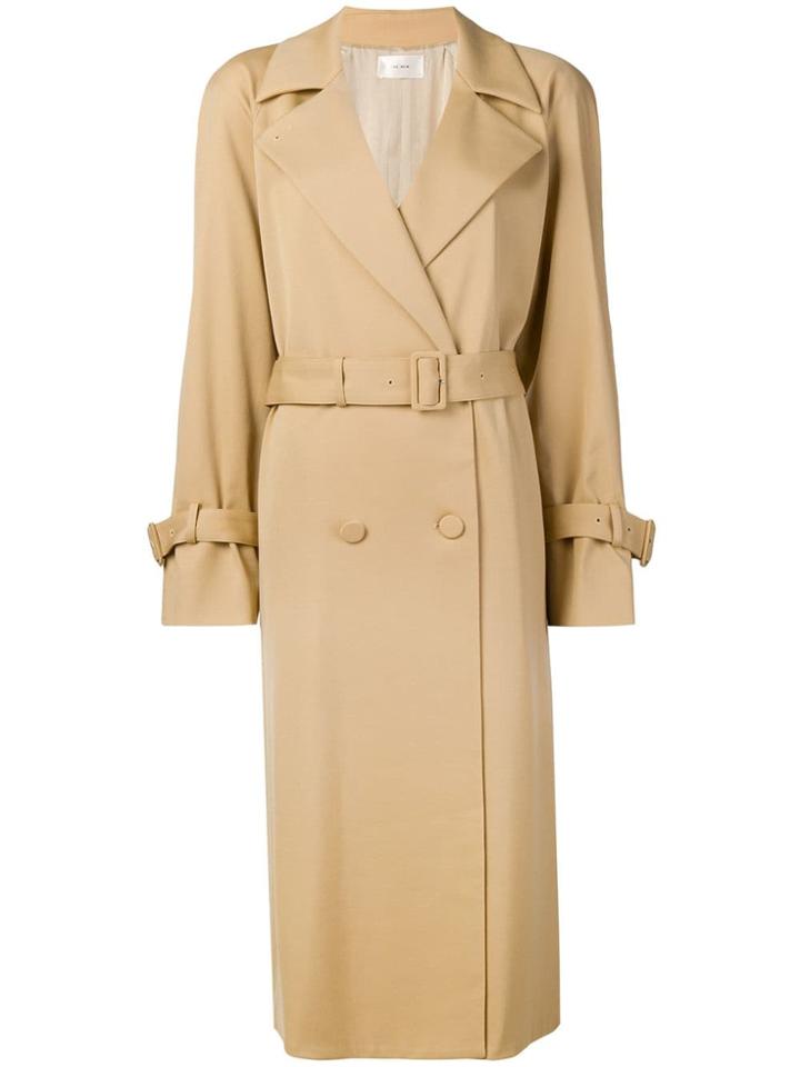 The Row Ray Double-breasted Trench Coat - Nude & Neutrals