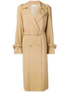 The Row Ray Double-breasted Trench Coat - Nude & Neutrals