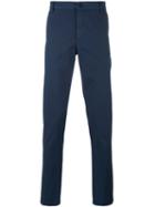 Kenzo Chino Trousers, Men's, Size: 48, Blue, Cotton/spandex/elastane
