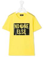 Diesel Kids Taduc T-shirt, Boy's, Size: 10 Yrs, Yellow/orange