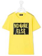 Diesel Kids Taduc T-shirt, Boy's, Size: 10 Yrs, Yellow/orange
