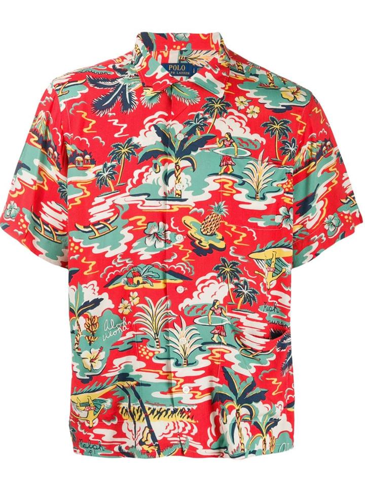 Polo Ralph Lauren Tropical Shirt - Red
