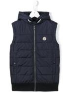 Moncler Kids Padded Panel Fleece Jacket