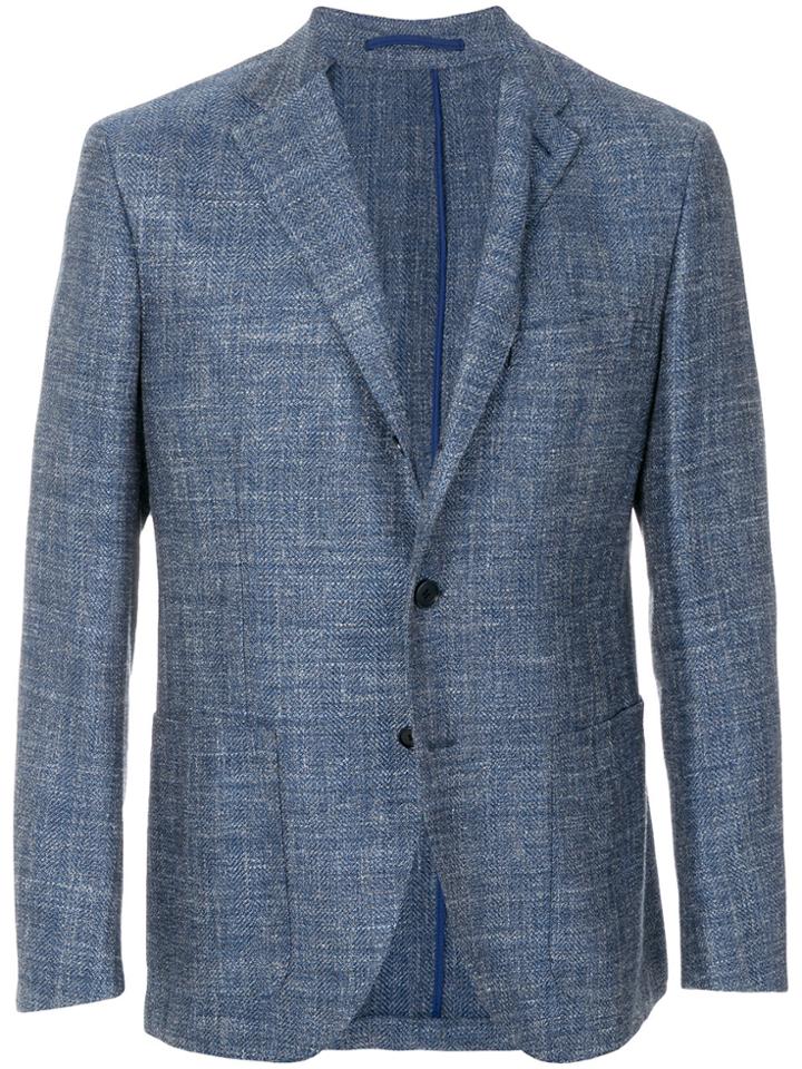 Cantarelli Fitted Casual Jacket - Blue