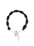 Mm6 Maison Margiela Wrapped Chain Necklace - Black