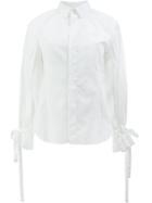 Facetasm Tie Sleeves Shirt - White