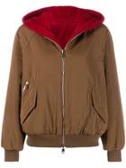 Brunello Cucinelli Reversible Hooded Jacket - Red