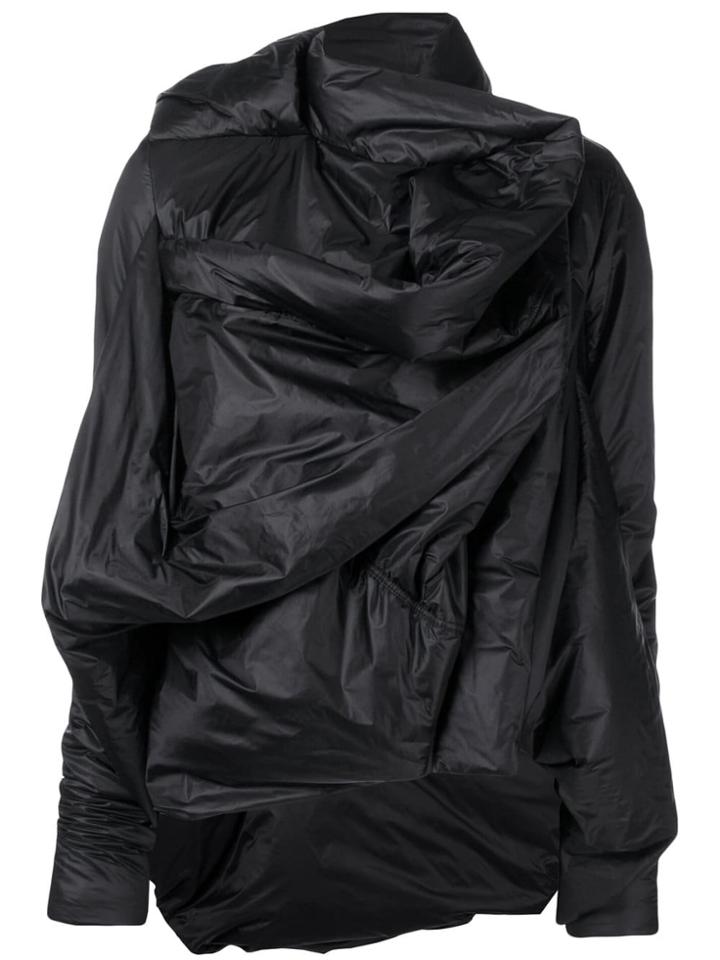 Rick Owens Ruched Long-sleeve Jacket - Black