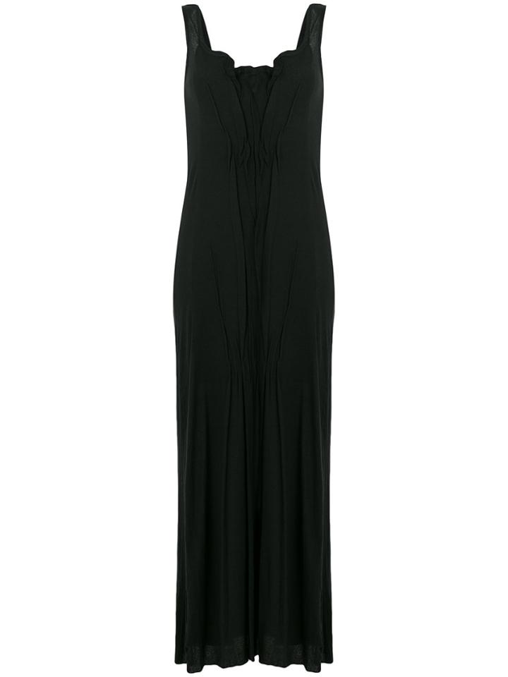 Serien°umerica Maxi Draped Dress - Black
