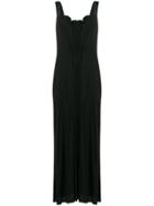 Serien&deg;umerica Maxi Draped Dress - Black