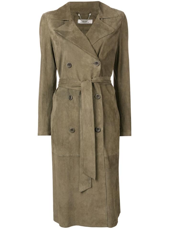 Desa 1972 Double Breasted Belted Coat - Green