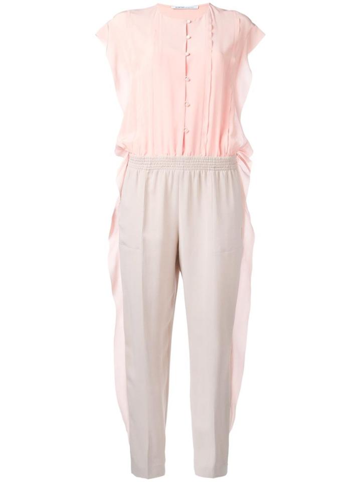Agnona Sleeveless Tailored Jumpsuit - Nude & Neutrals