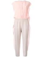 Agnona Sleeveless Tailored Jumpsuit - Nude & Neutrals