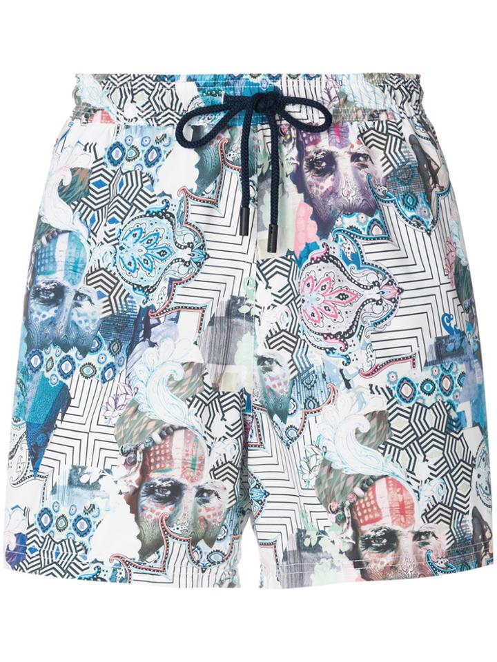 Etro Indian Print Swimming Shorts - Multicolour