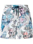 Etro Indian Print Swimming Shorts - Multicolour