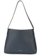 Mansur Gavriel Logo Embossed Shoulder Bag - Blue