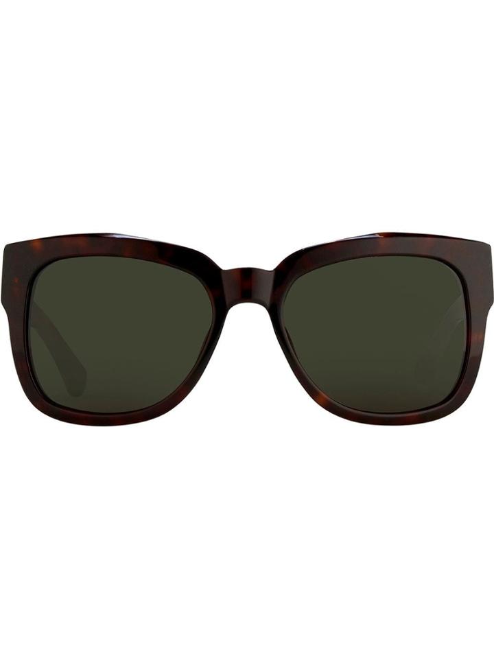Linda Farrow Dries Van Noten D-frame Sunglasses - Brown