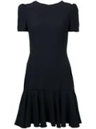Alexander Mcqueen - Structured Dress - Women - Acetate/viscose - 42, Black, Acetate/viscose