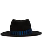 Maison Michel 'thadee Bondage' Hat, Women's, Size: Small, Black, Cotton/rabbit Fur Felt