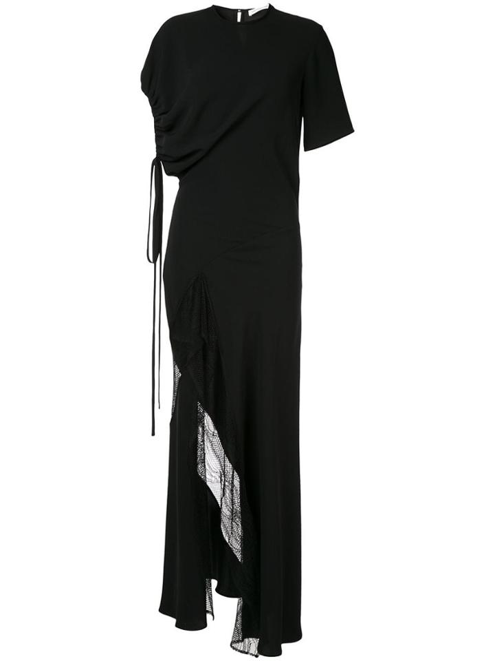 Christopher Esber Lace Panel Evening Dress - Black