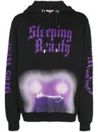 Gcds Sleeping Beauty Print Hoodie - Black
