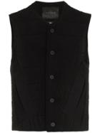 Mackintosh 0003 Sleeveless Quilted Cotton Vest - Black