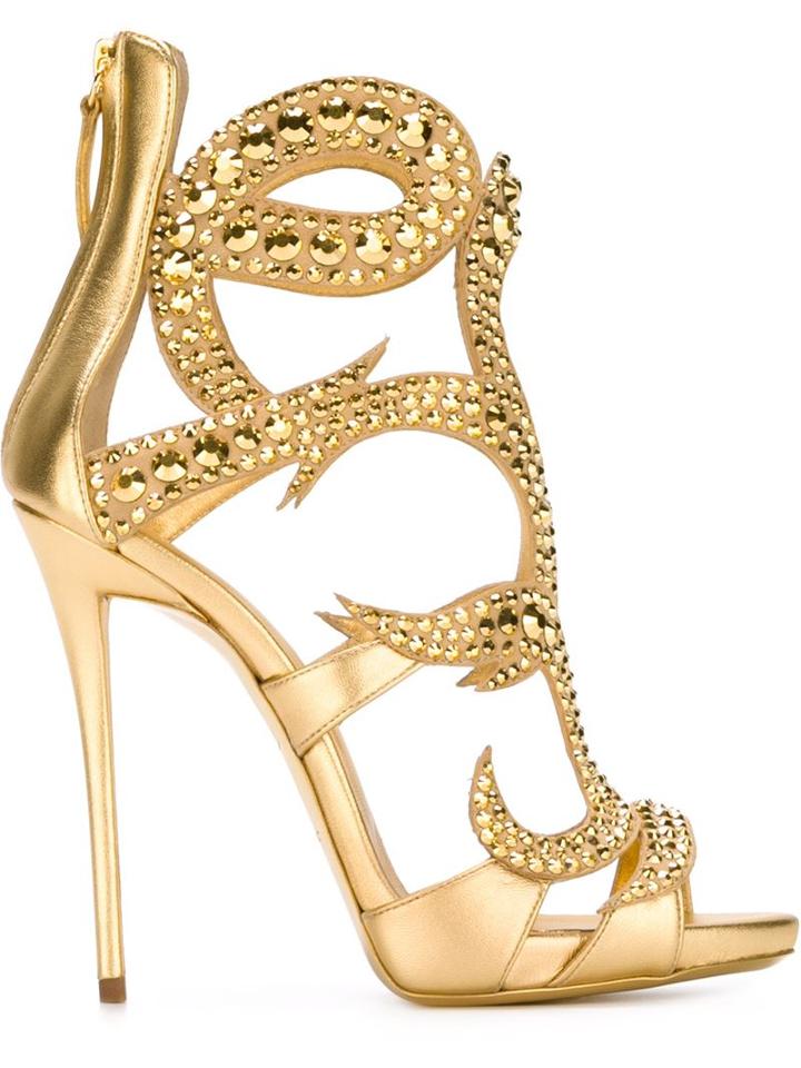 Giuseppe Zanotti Design Studded Cage Sandals