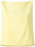 Si-jay Boat Neck Top, Women's, Size: 40, Yellow/orange, Polyester