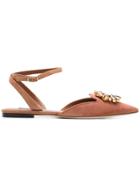 Dolce & Gabbana Bellucci Ballerina Shoes - Brown