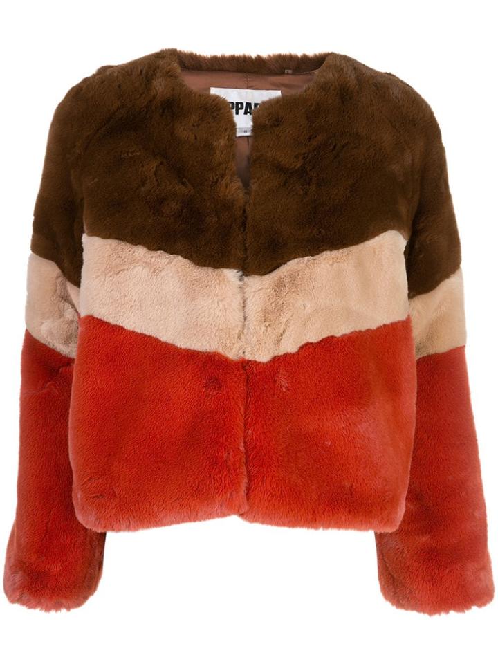 Apparis Brigitte Faux-fur Jacket - Brown