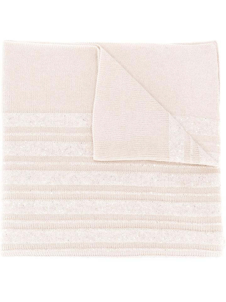 Fabiana Filippi Knit Scarf - Neutrals
