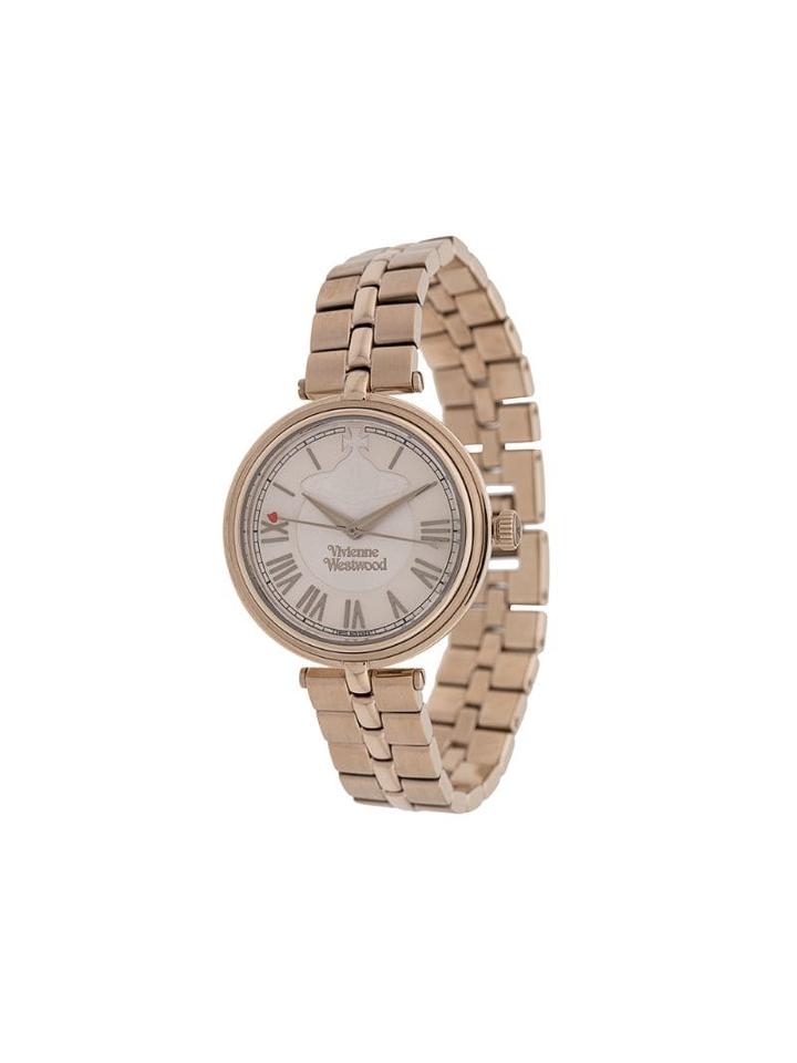 Vivienne Westwood Round Logo Watch - Pink