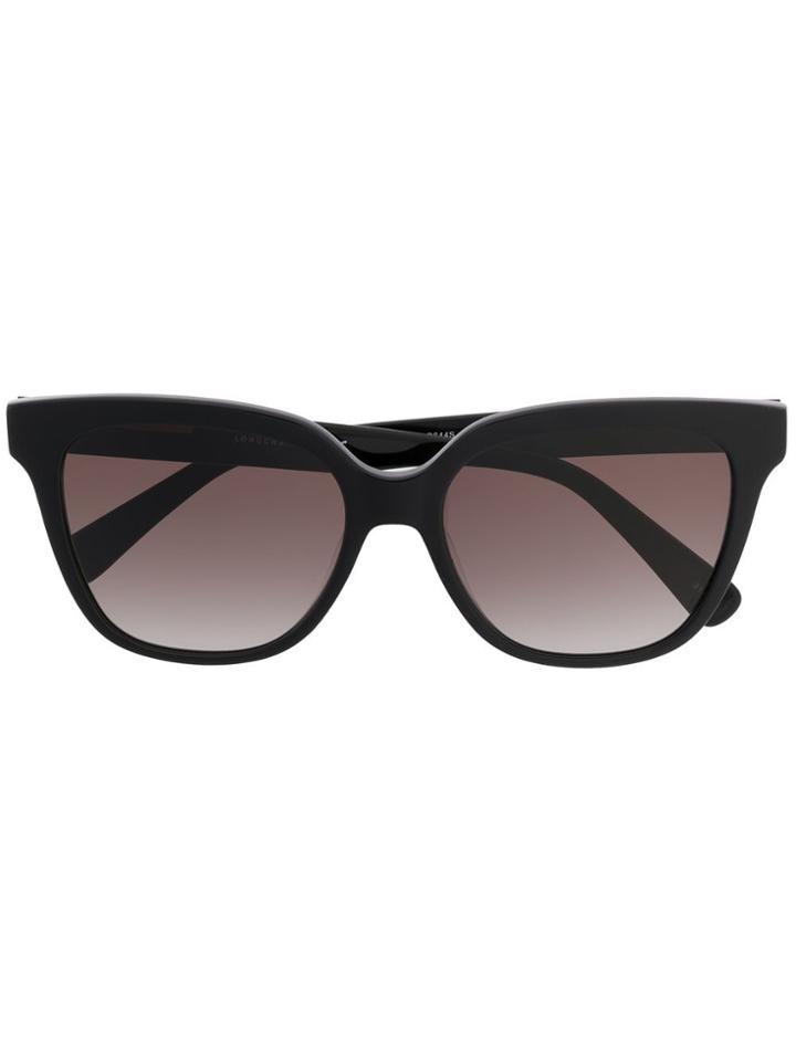 Longchamp Cat-eye Shaped Sunglasses - Black