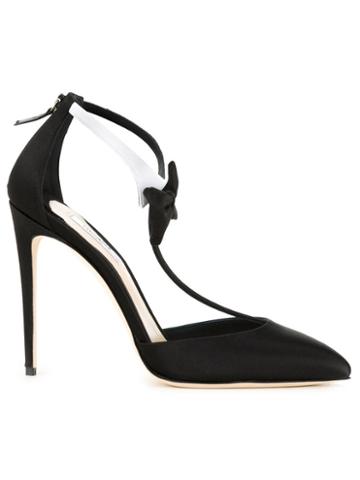 Olgana Bow Detail Satin Pumps