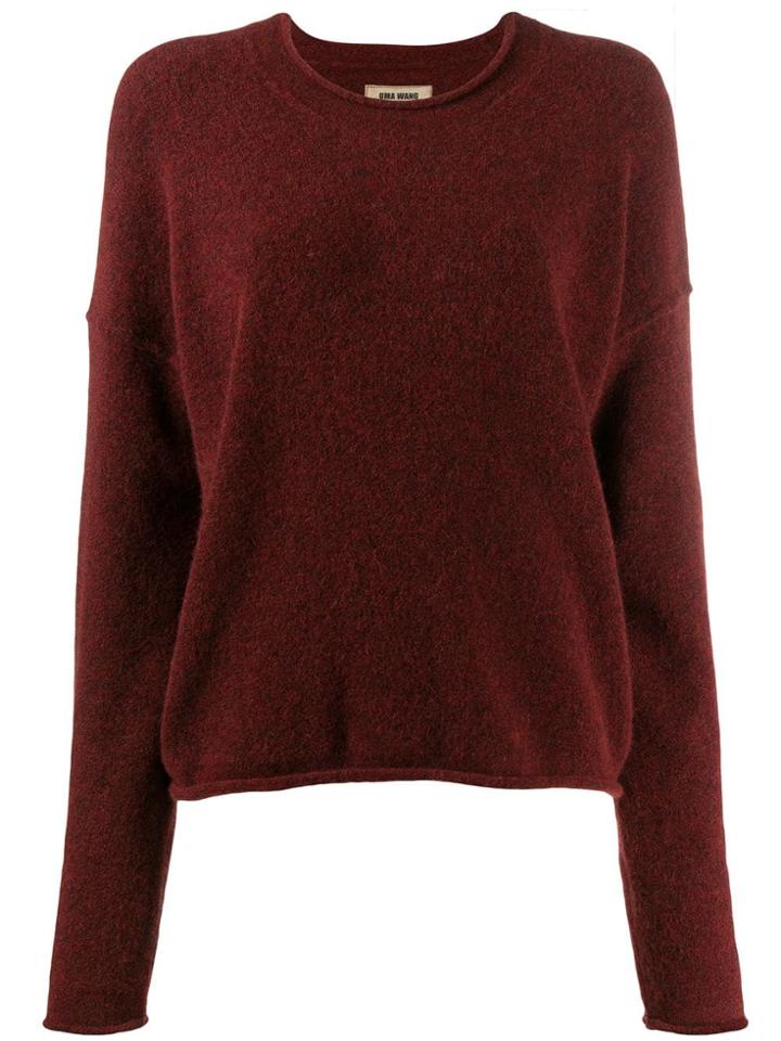 Uma Wang Dropped Shoulder Jumper - Red