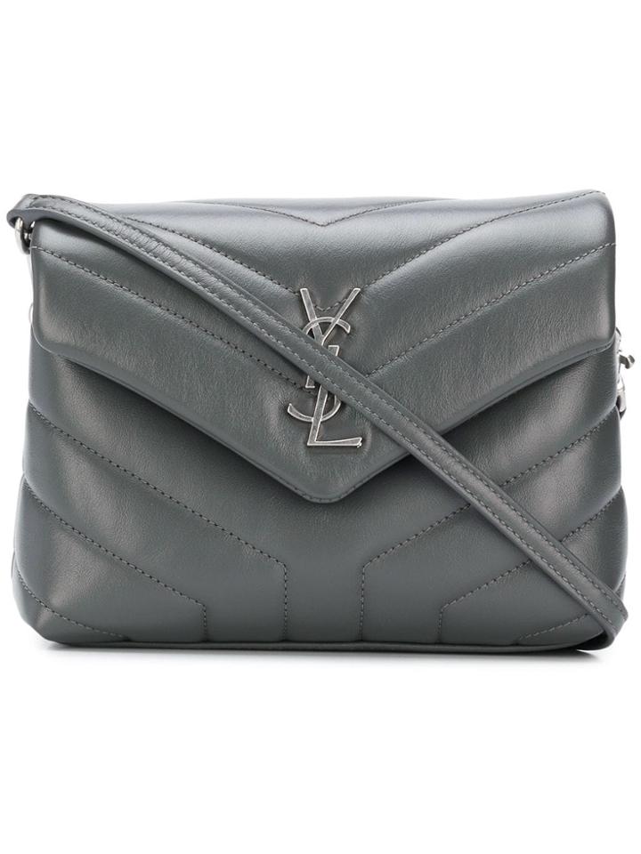 Saint Laurent Loulou Toy Shoulder Bag - Grey