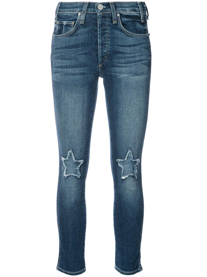 Mcguire Denim Cropped Fitted Jeans - Blue