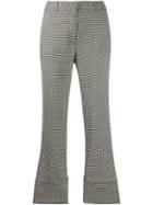 Alberto Biani Gingham Tailored Trousers - Neutrals
