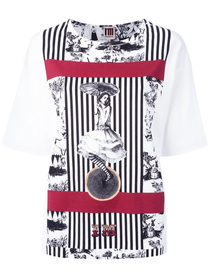 I'm Isola Marras Multi Print T-shirt, Women's, Size: Medium, White, Cotton