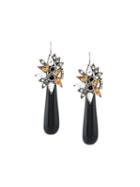 Marni Teardrop Earrings, Women's, Black