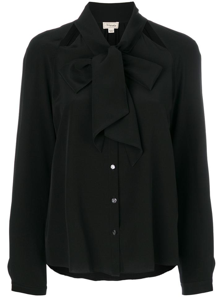 Temperley London Purity Bow Shirt - Black