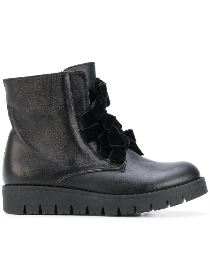 Mi Mi Sol Ankle Length Boots - Black