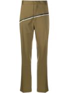 Cmmn Swdn Contrast Double Stripe Tapered Trousers - Green