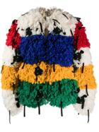 Benetton Oversized Sheep Jacket - White