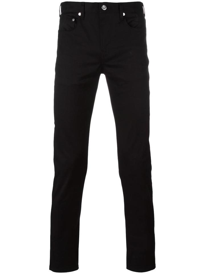 Ps By Paul Smith Slim-fit Jeans, Men's, Size: 32/34, Black, Cotton/spandex/elastane