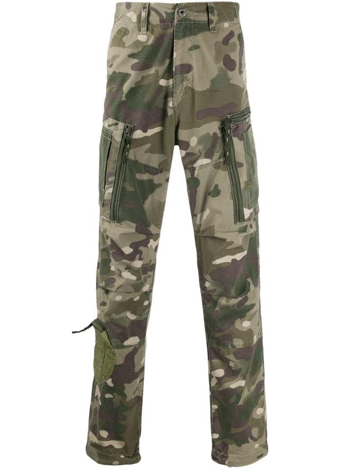 G-star Raw Research Camouflage Print Cargo Pants - Green