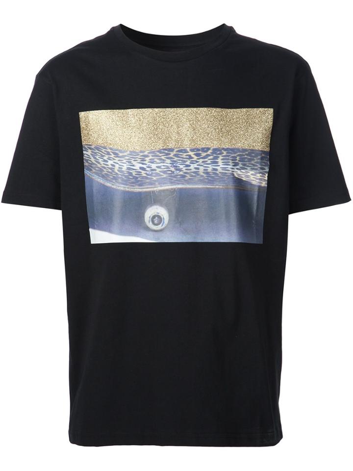Palm Angels Space Print T-shirt - Black