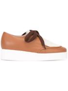 Joshua Sanders Front Contrast Panel Shoes - Brown