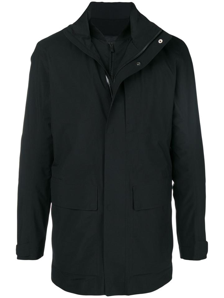 Z Zegna Layered Jacket - Black