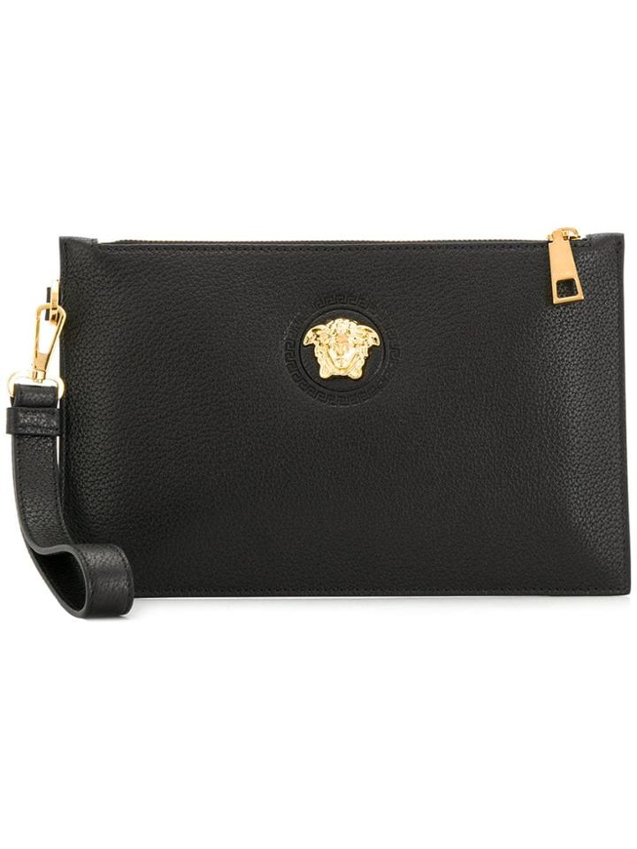 Versace Wristlet Clutch Bag - Black